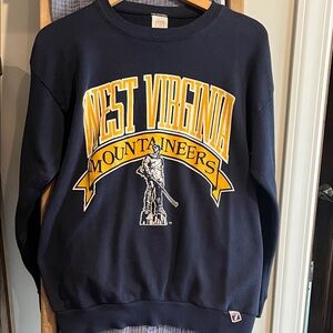 Vintage Logo7 West Virginia Mountaineers sweatshirt size large